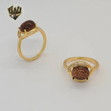 (1-3109) Laminado de Oro - Anillo Venturina - BGO