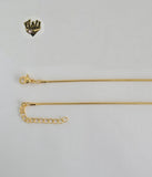 (1-6471-D) Gold Laminate - Adjustable Evil Eye Necklace - BGO - Fantasy World Jewelry