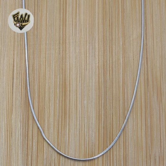 (2-8151) 925 Sterling Silver - 1mm Snake Link Chains. - Fantasy World Jewelry