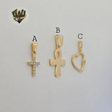 (1-2203) Gold Laminate Pendants - BGF
