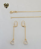(1-6045) Gold Laminate - Box Link Hearts Set - BGF