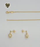 (1-6295) Laminado Oro - Conjunto Perlas - BGF