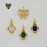 (1-2303) Gold Laminate Pendants - BGO