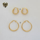 (1-2604-2) Gold Laminate - Plain Hoops - BGO