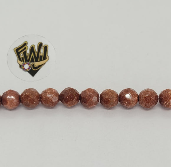 (MBEAD-120-1) 5mm Venturina Beads - Fantasy World Jewelry