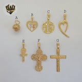 (1-2161) Gold Laminate Pendants - BGO