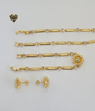 (1-6221) Gold Laminate - Flower Set - BGO - Fantasy World Jewelry
