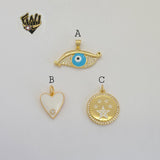 (1-2492) Gold Laminate Pendants - BGO