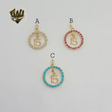 (1-2305) Gold Laminate Pendants - BGF