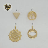 (1-2220) Gold Laminate - Pendants - BGF - Fantasy World Jewelry