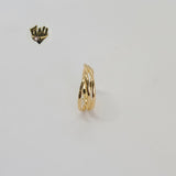 (1-3107) Gold Laminate - Triple Bands Ring - BGF - Fantasy World Jewelry