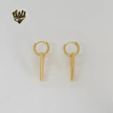 (1-2682-2) Gold Lamined - Hoops Earrings - BGO