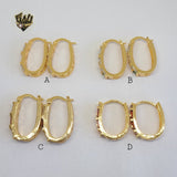 (1-2670) Gold Laminate Hoops - BGO - Fantasy World Jewelry
