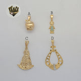 (1-2066-2) Gold Laminate Pendants - BGO
