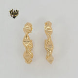 (1-2975) Gold Laminate - Half Hoops - BGF - Fantasy World Jewelry