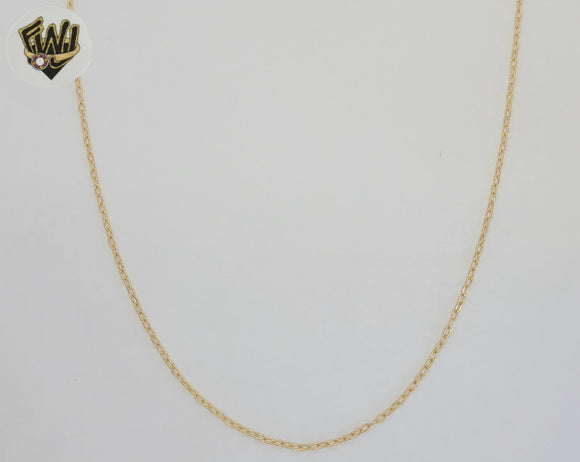 (1-1866) Gold Laminate - 1.5mm Open Rolo Link Chain - BGF