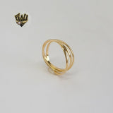 (1-3107) Gold Laminate - Triple Bands Ring - BGF - Fantasy World Jewelry