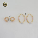 (1-2520-1) Gold Laminate - Small Hoops - BGO