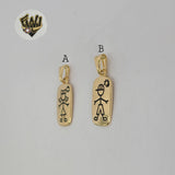 (1-2273-1) Gold Laminate Pendants - BGF