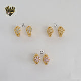 (1-2925-1) Gold Laminate - Flower Huggies - BGO