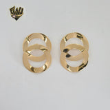 (1-1240-4) Laminado de Oro - Aretes Dobles - BGF