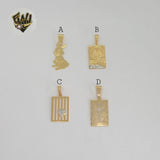 (1-2034) Gold Laminate Pendants - BGF