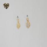 (1-2037) Gold Laminate - Miraculous Virgin Pendants - BGF