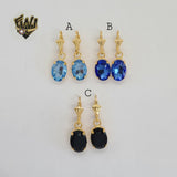 (1-1195-1) Laminado de Oro - Pendientes Largos - BGO