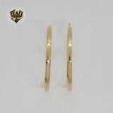 (1-2977) Gold Laminate - Plain Hoops - BGF - Fantasy World Jewelry