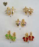 (1-2927) Gold Laminate Hoops - BGO - Fantasy World Jewelry