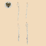 (2-1074) 925 Sterling Silver - Saint Lazaro Pendants. - Fantasy World Jewelry
