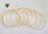 (1-4031) Gold Laminate - 3mm Classic Bangles - Dozen - BGO - Fantasy World Jewelry
