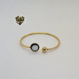 (4-5034) Stainless Steel - 2mm Bangle. - Fantasy World Jewelry