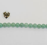 (MBEAD-255-1) 6mm Jade Beads - Fantasy World Jewelry